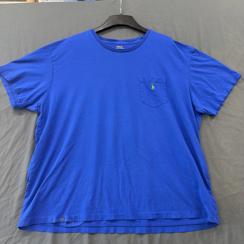 Polo Ralph Lauren Men Classic Fit Pocket T-Shirt Blue Size 2XL